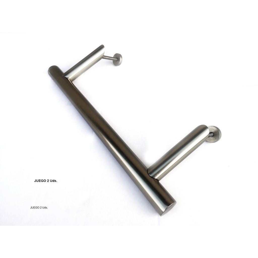 JGO.TIRADOR TORREON DESPLAZADO 500 Ø30 INOX EJE300  JGO.TIRADOR TORREON DESPLAZADO 500 Ø30 INOX EJE300