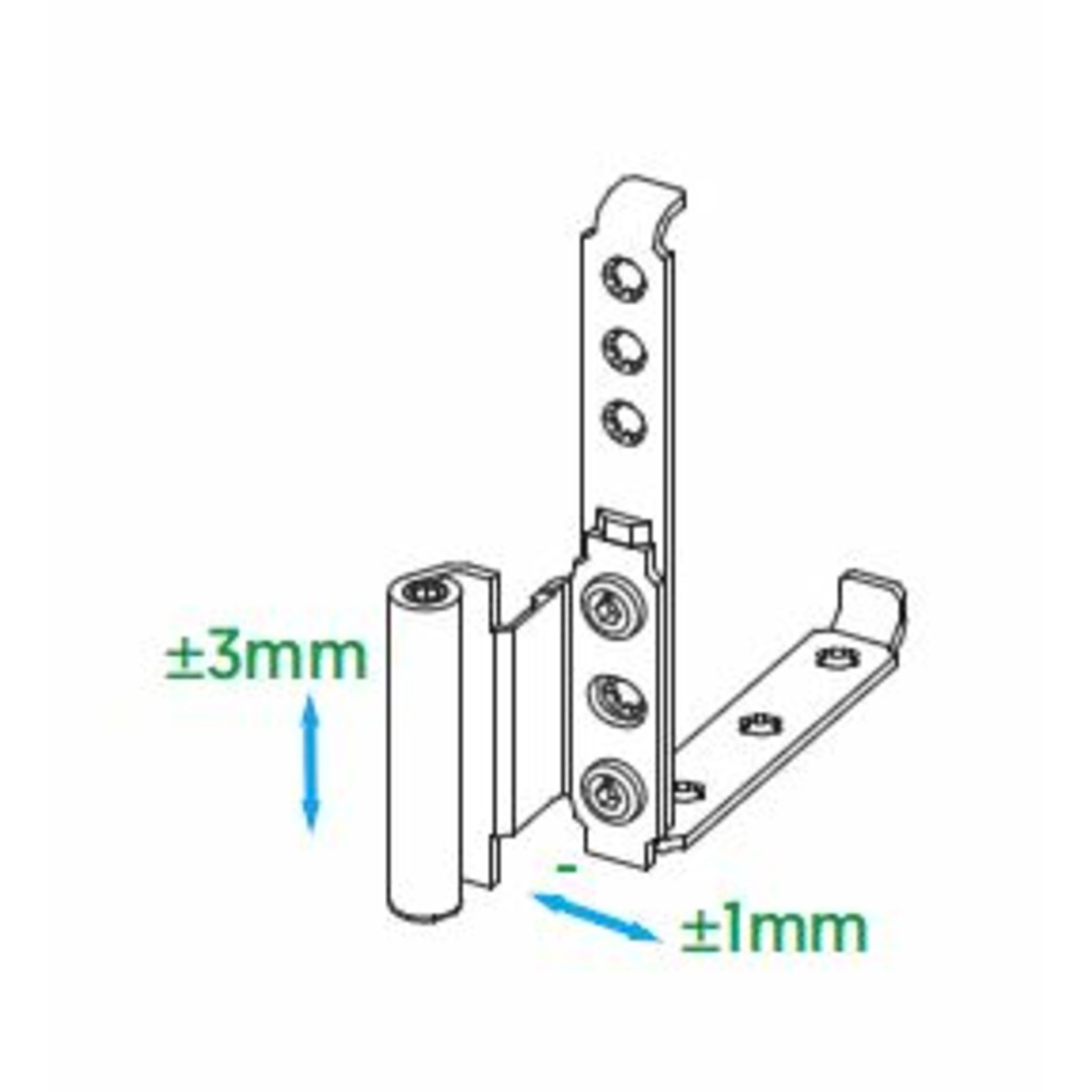 BISAGRA ANGULAR VORNE App. canal 12/20/13 130 kg D BISAGRA ANGULAR VORNE App. canal 12/20/13 130 kg D