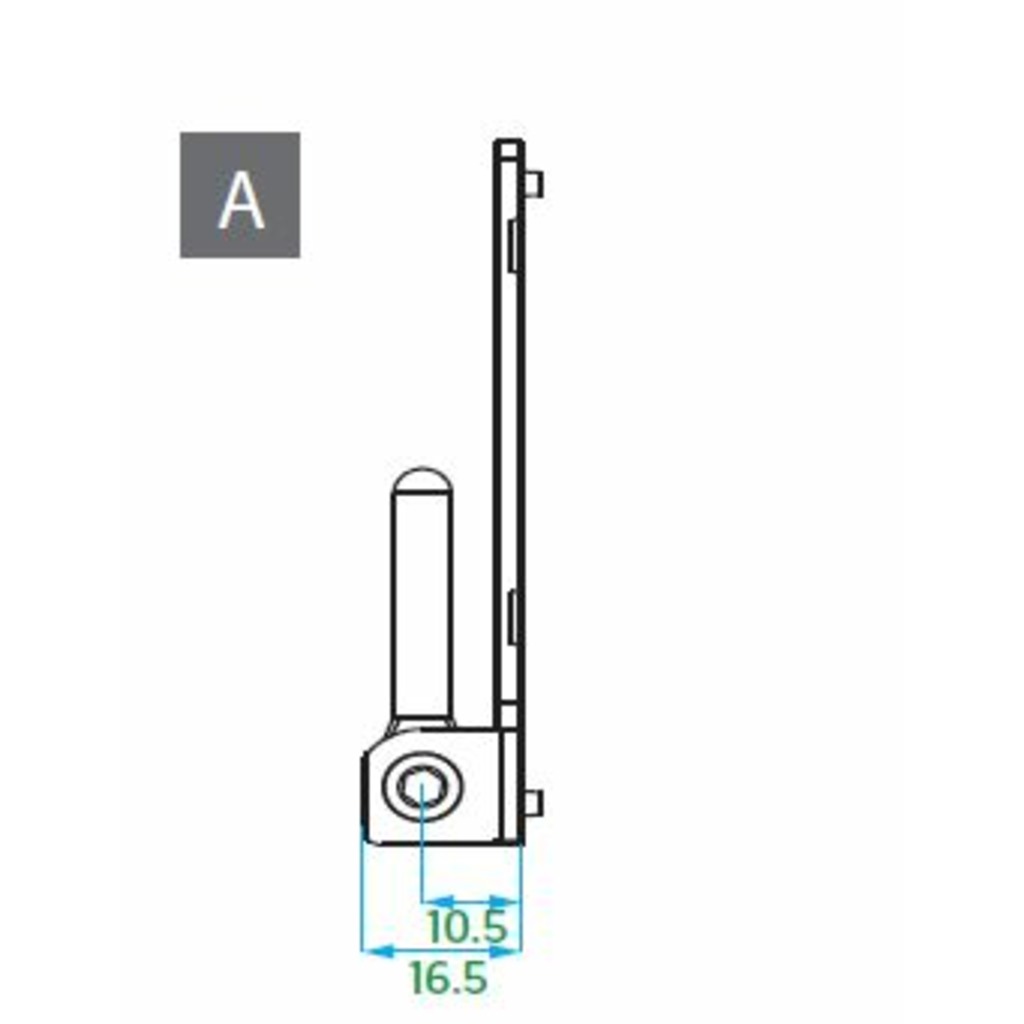 PERNIO ANGULAR VORNE S-3 3DV 100 kg  PERNIO ANGULAR VORNE S-3 3DV 100 kg