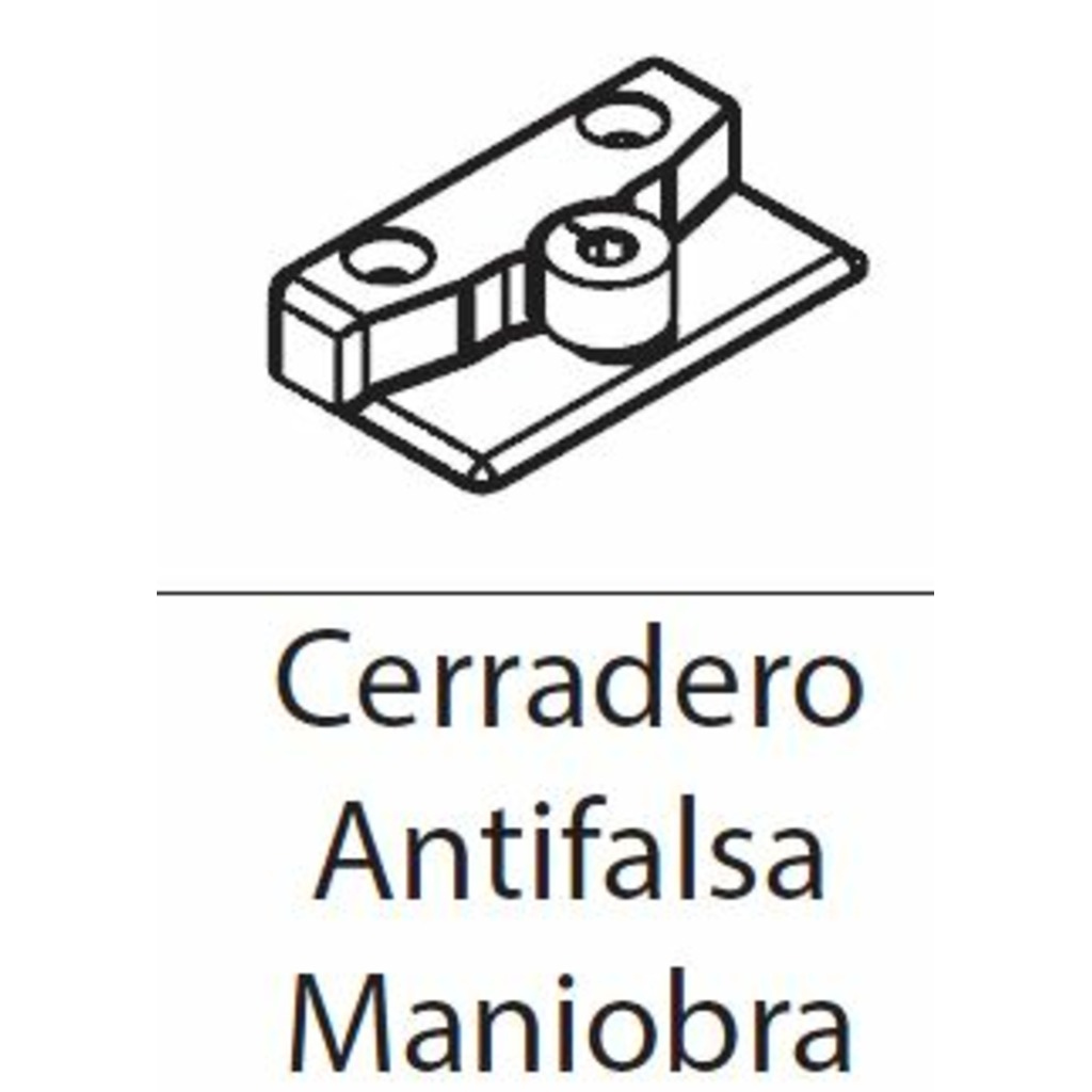 CERRADERO ANTIFALSA MANIOBRA PVC VORNE  CERRADERO ANTIFALSA MANIOBRA PVC VORNE