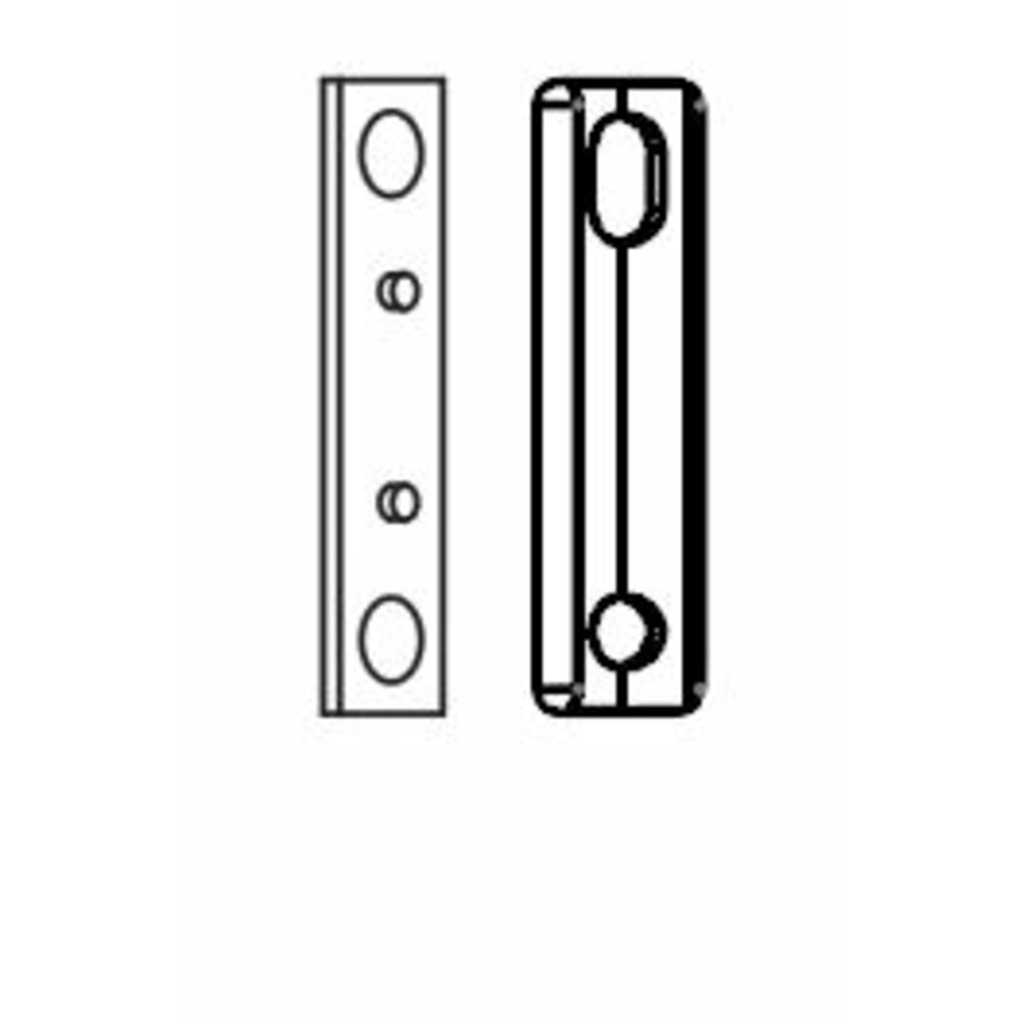 SOPORTE CERRADERO CORREDERA NYLON VORNE  SOPORTE CERRADERO CORREDERA NYLON VORNE