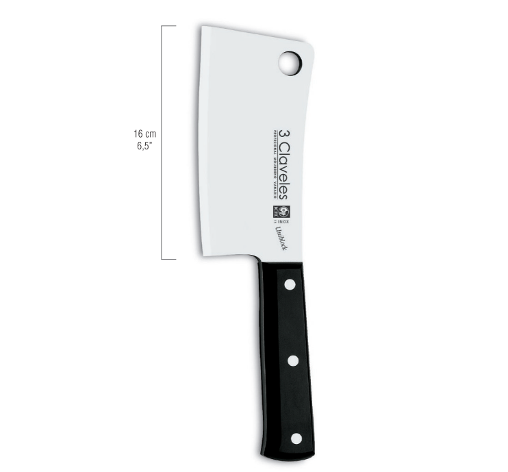 HACHUELA CARNICERO 16cm 3 CLAVELES