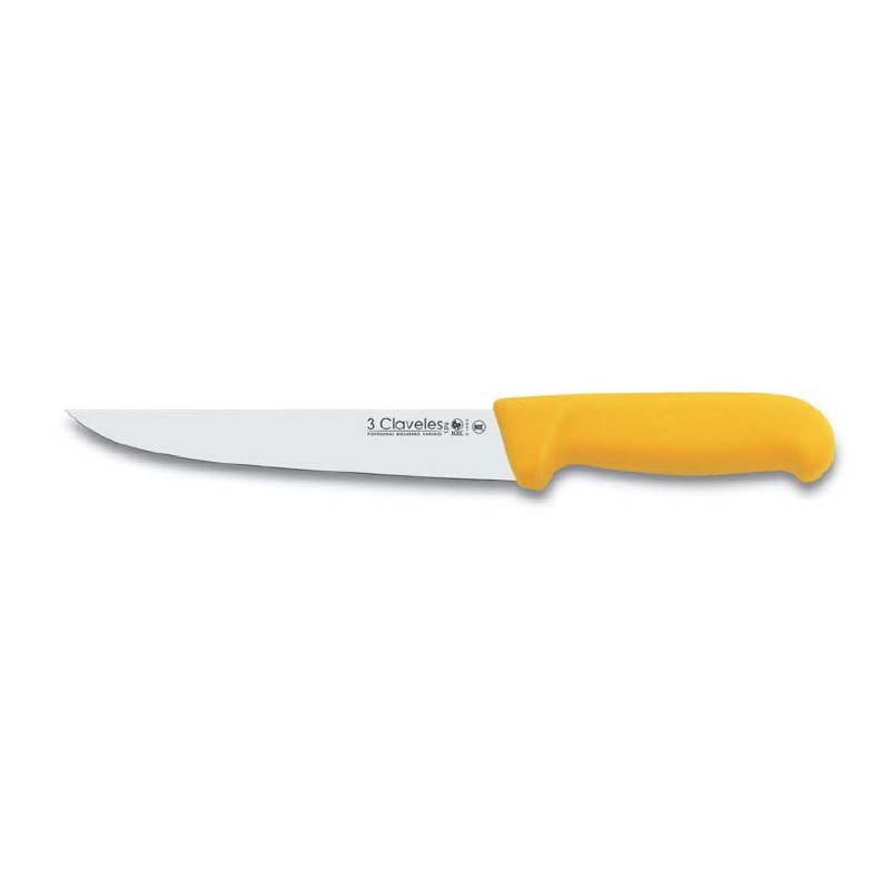 CUCHILLO DESUESAR 15cm SEMI FLEX AMARILLO
