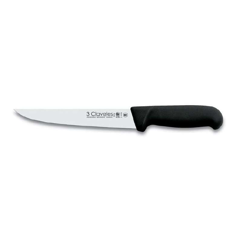 CUCHILLO CARNICERO 18CM NEGRO