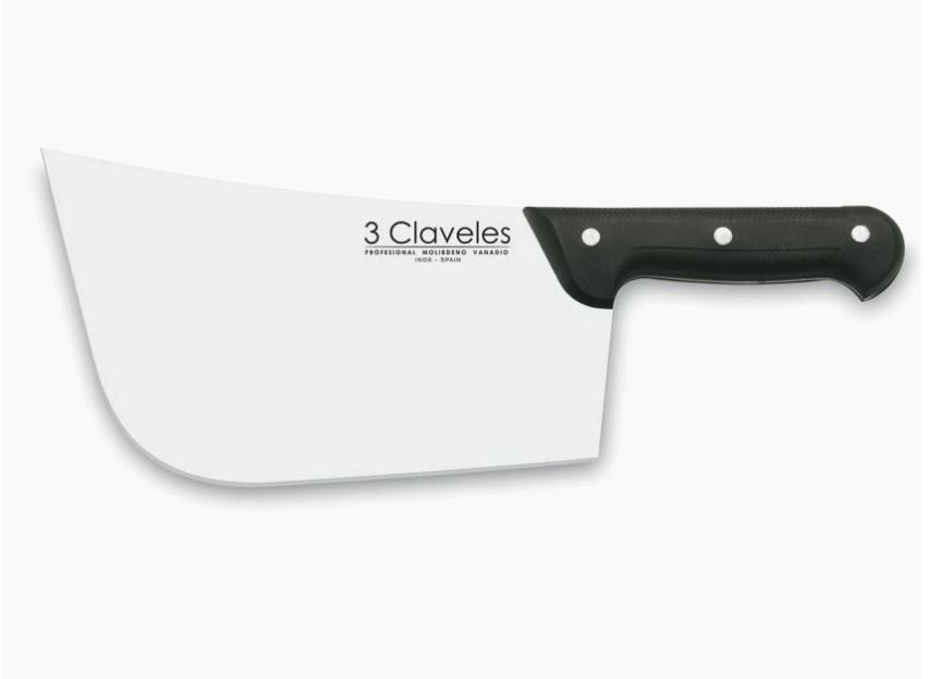 TALLANT CARNISSER 25 cm 3 CLAVELES (NEGRE)