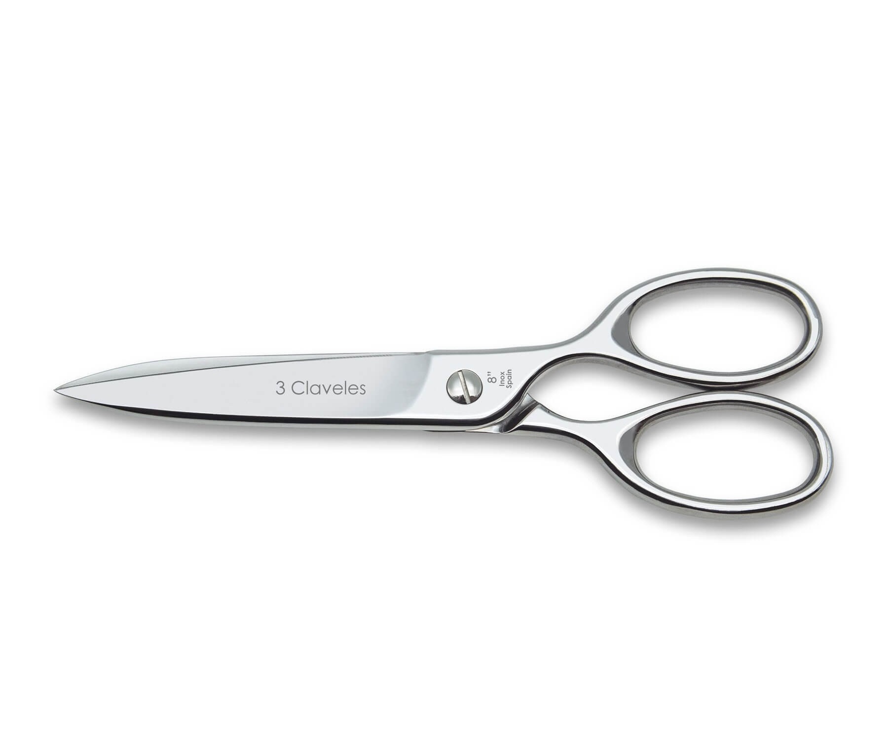 TIJERA 8" COCINA GASTRO INOX 3 CLAVELES