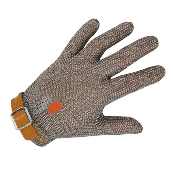 GUANTE ANTICORTE DE MALLA INOXIDABLE - XXS (Marrón)