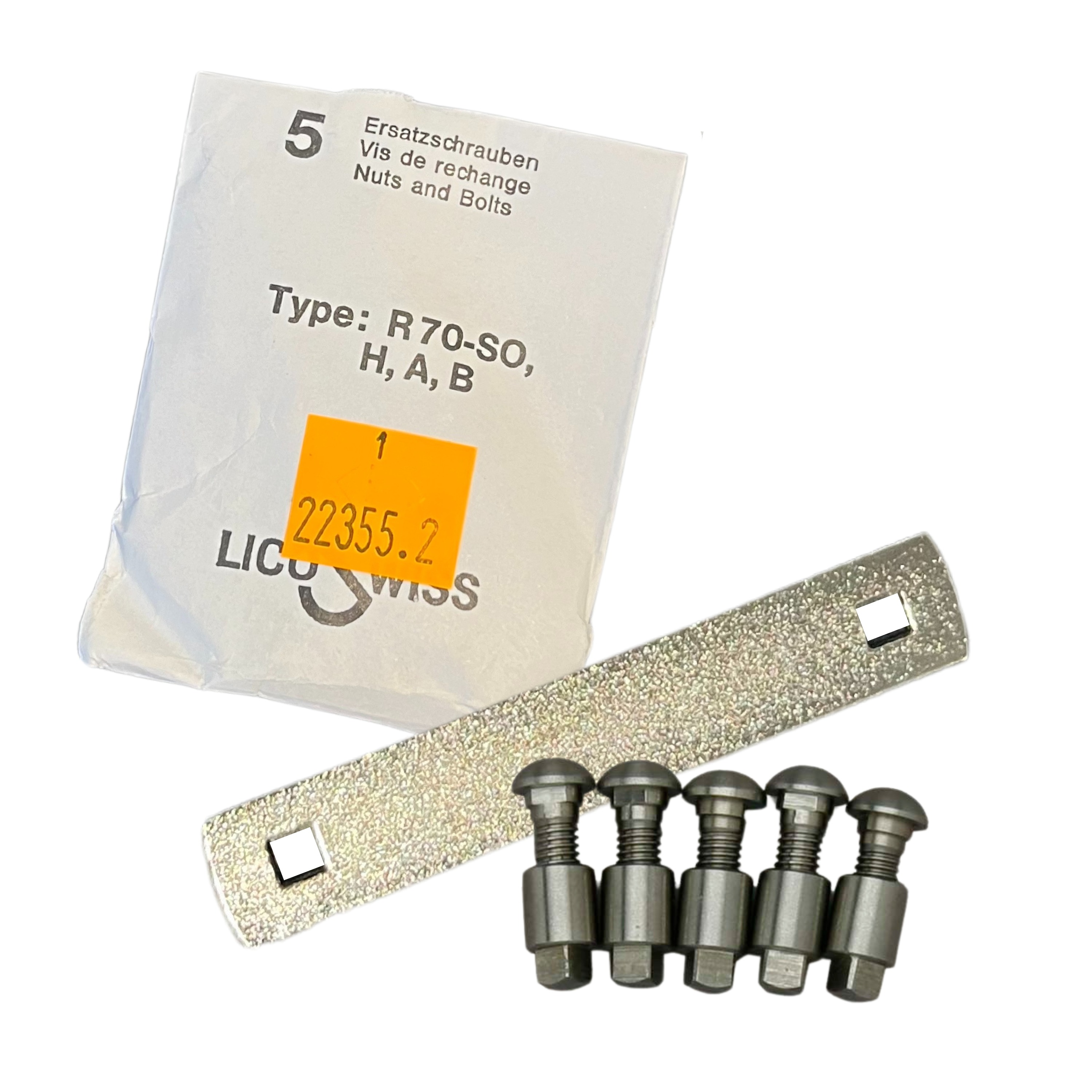 PACK TORNILLOS CUCHILLA DOBLE CORTE LICOSWISS TIPO B98 