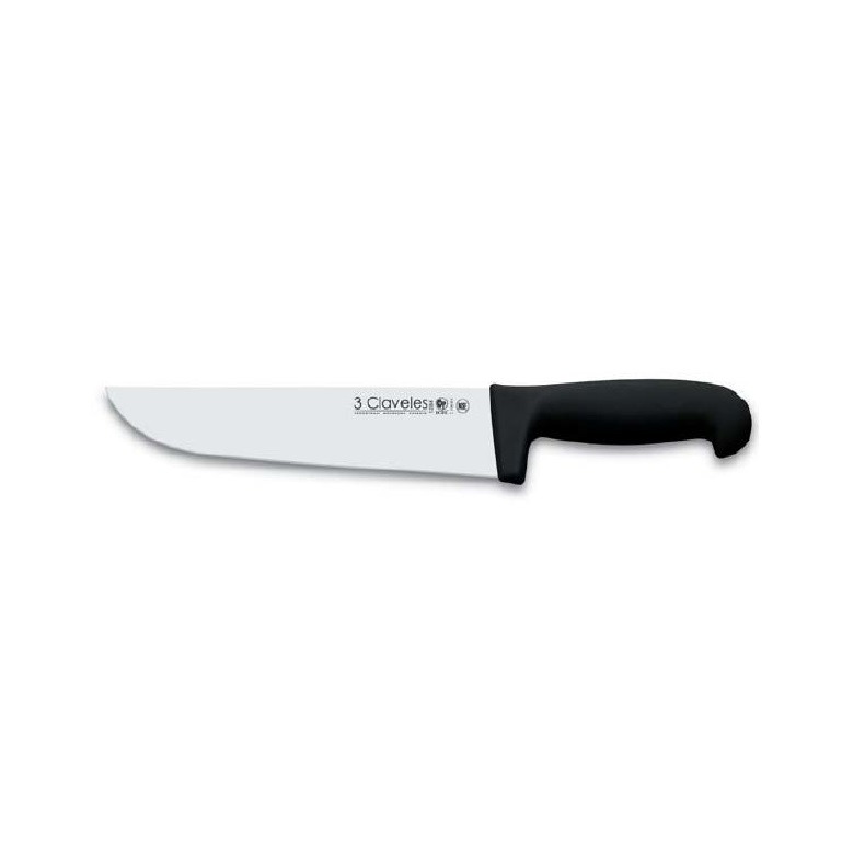 CUCHILLO CARNICERO 20cm NEGRO