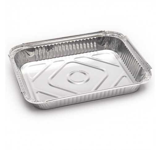 BANDEJA ALUMINIO RECTANGULAR - 24C (CAJA 400 UNIDADES)