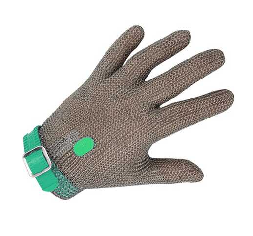 GUANT ANTITALL DE MALLA INOXIDABLE - XS (Verd)