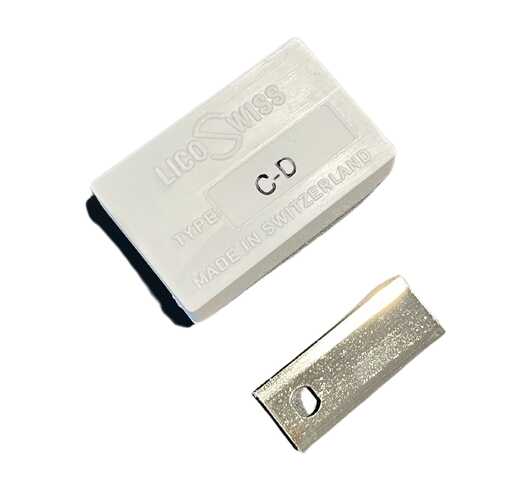 HOJAS RECAMBIO CUCHILLA LICOSWISS DOBLE CORTE TIPO D114