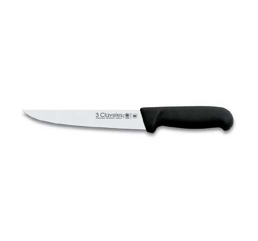 CUCHILLO CARNICERO 18CM NEGRO