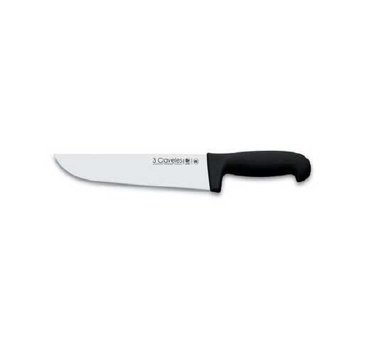 CUCHILLO CARNICERO 20cm NEGRO