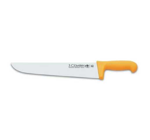 CUCHILLO CARNICERO 24cm AMARILLO
