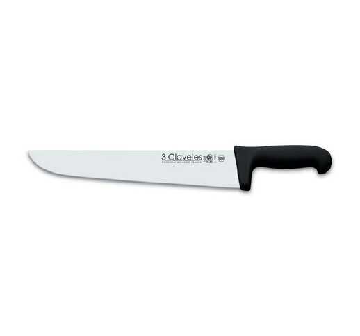 CUCHILLO CARNICERO 24cm NEGRO