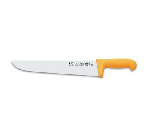 CUCHILLO CARNICERO 26cm AMARILLO