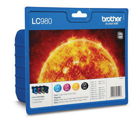 TINTA BROTHER LC980VALPB PACK 4 COLOR (DCP-195C)