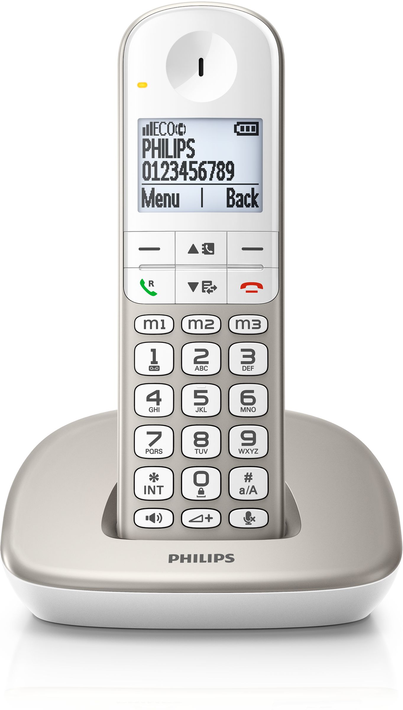 TELEFONO DECT PHILIPS XL4901S/23 BLANCO PLATA
