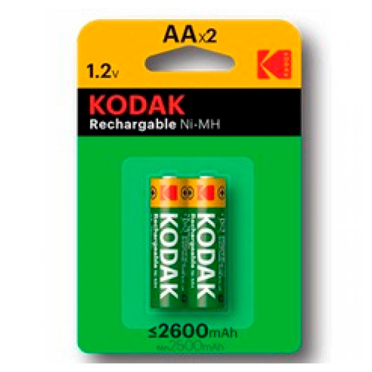 PILA KODAK RECARGABLE AA 2600 mAh LR6 1 BLISTER