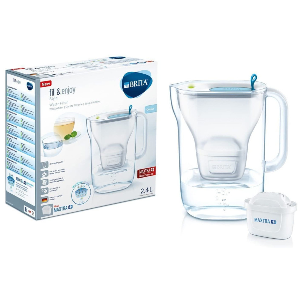 JARRA BRITA STYLE AZUL 2,4L 1 FILTRO MAXTRAPRO