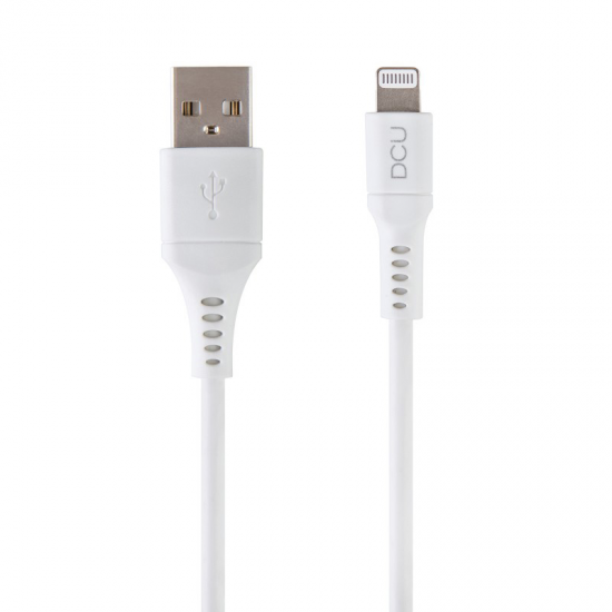 CABLE DCU LIGHTNING a USB A 1M BLANCO