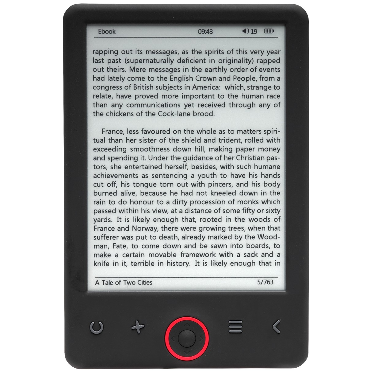 E-BOOK DENVER EBO-635L 6 4GB RETROILUMINADO