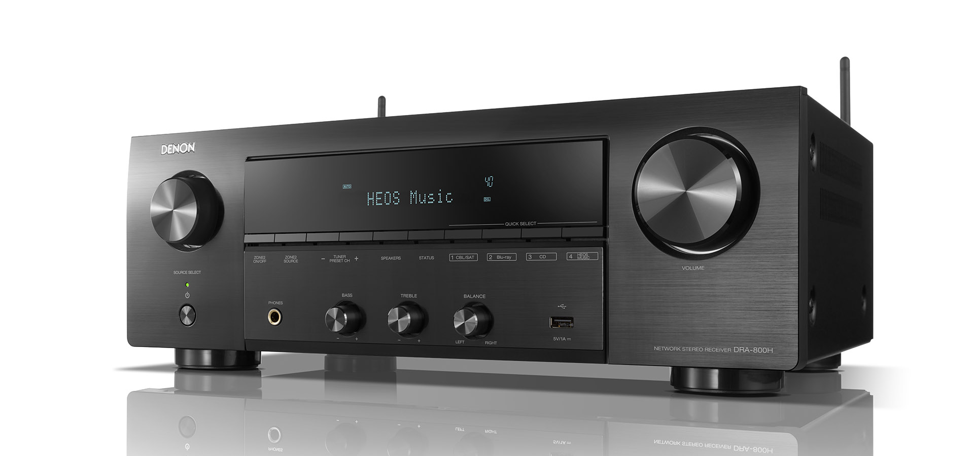 RECEPTOR DENON DRA-800H BK NEGRO BLUETOOTH D1474
