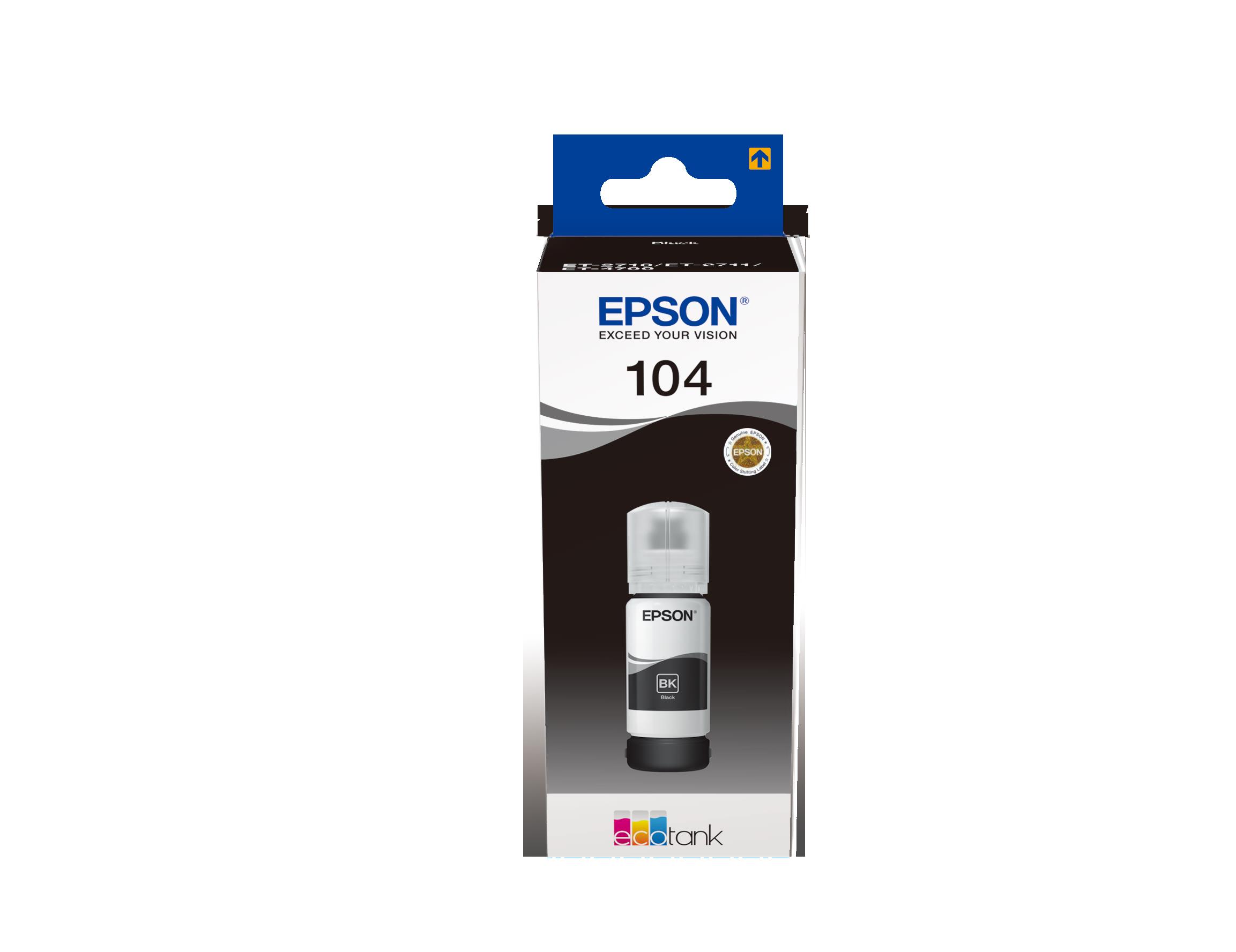 TINTA EPSON 104 ECOTANK NEGRO C13T00P140