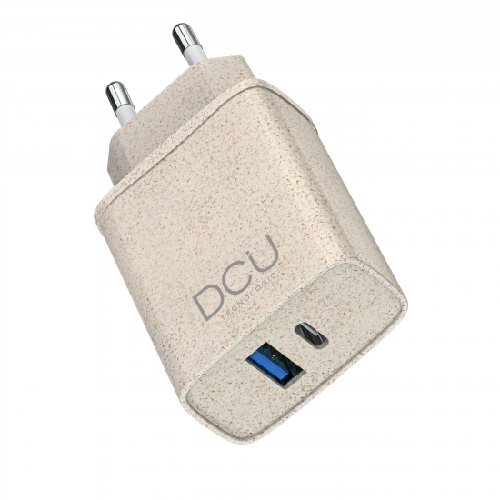 CARGADOR DCU 1XUSB C 20W 1XUSB A DE 18W ECO FRIEND