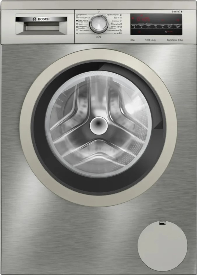 LVD. BOSCH WUU28T8XES 8K 1400R INOX