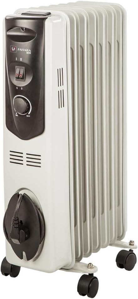 RADIADOR ACEITE S&P SAHARA903 9 ELEMENTOS, 900W. GRIS, TERMO