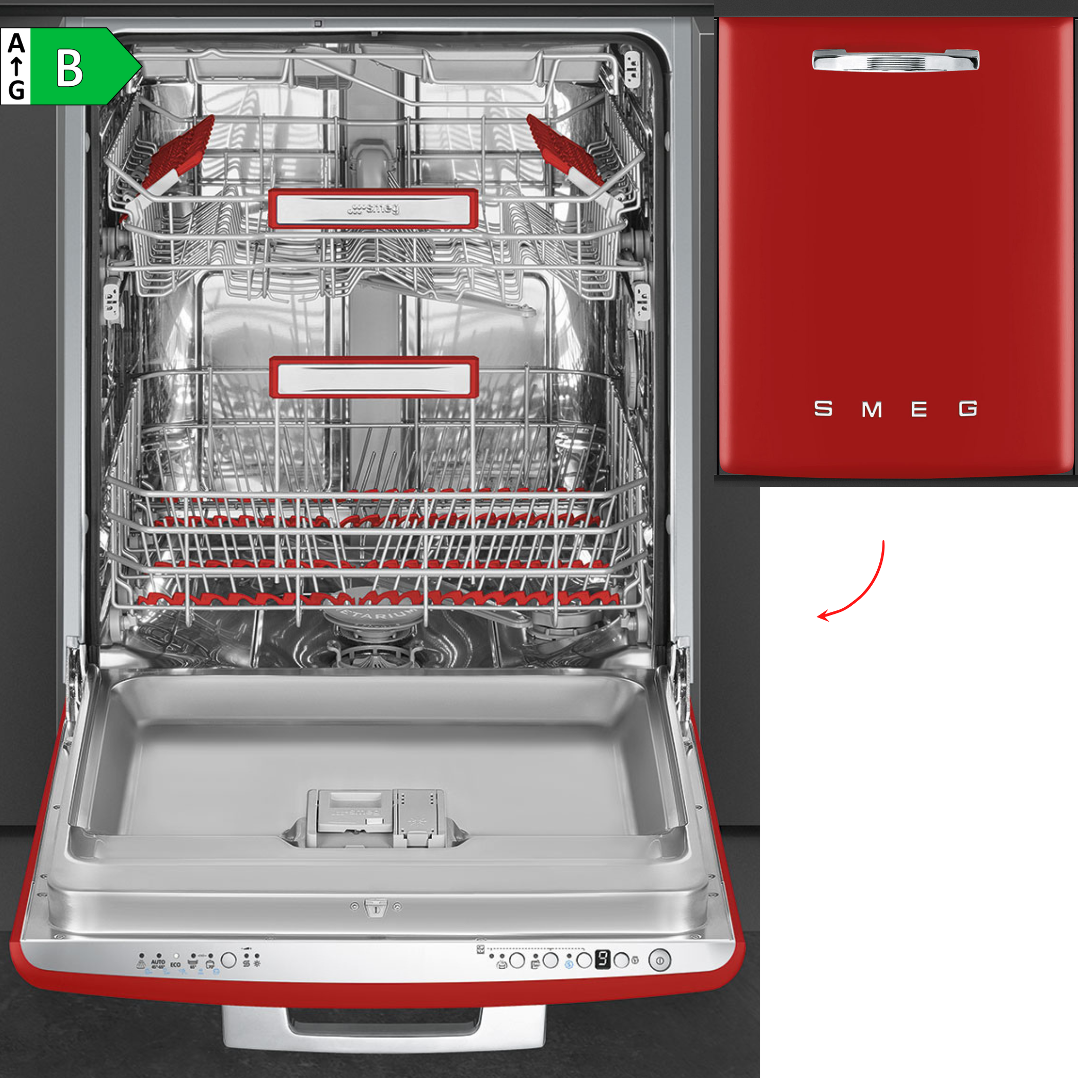 LVJ. SMEG STFABRD3 ROJO 50 STYLE