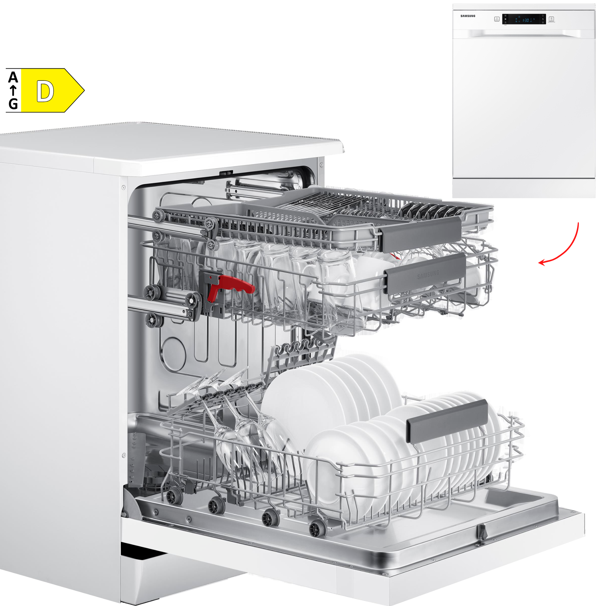 LVJ. SAMSUNG DW60A6092FW 3ªB BCO DSP
