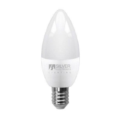BOM SILVERELECTRONICS LED ECO VELA E14 4000K 600LM