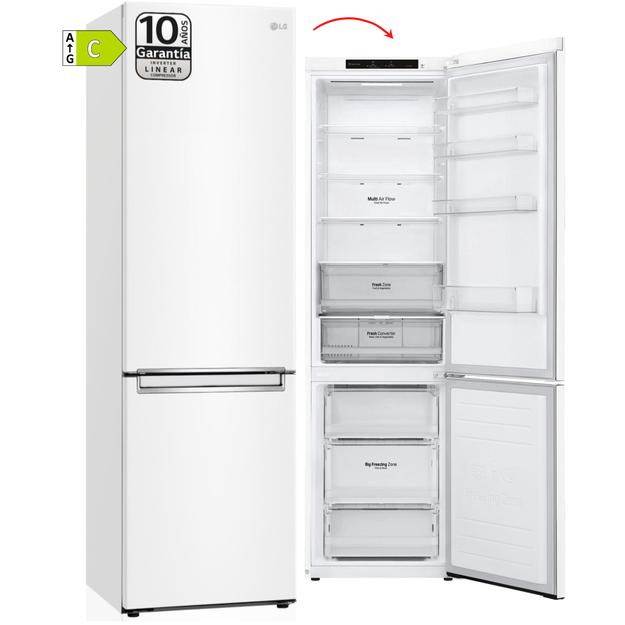 FRICOM. LG GBP62SWNCN1 203x60x69 NF BCO