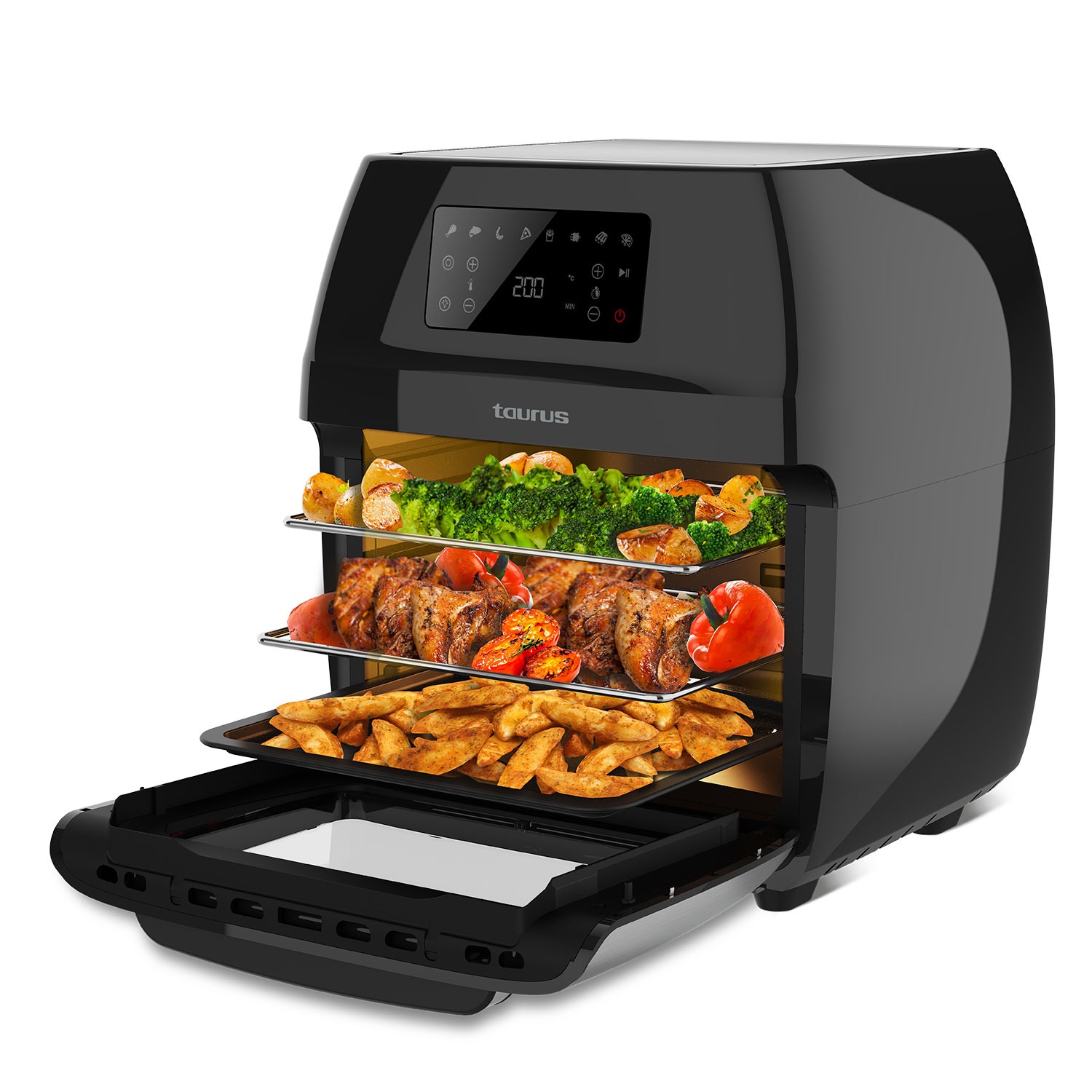 FREIDORA AIRE TAURUS AIR FRY DIGITAL 12L C/P