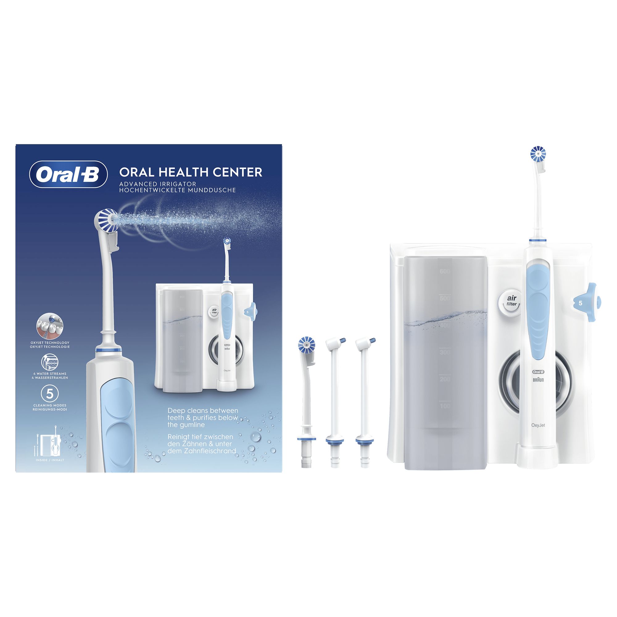 IRRIGADOR ORALB OXYJET MD20 4 CABEZALES