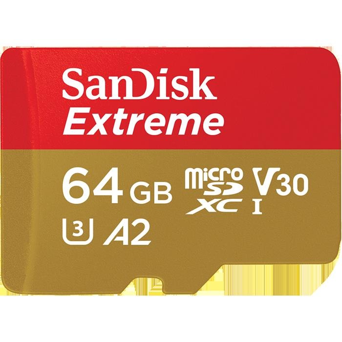 TARJ. MEM. SANDISK MICRO SD SDXC EXTREME 64GB