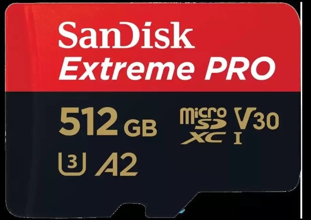TARJ. MEM. SANDISK MICRO SD SDXC EXTREME PRO 512GB