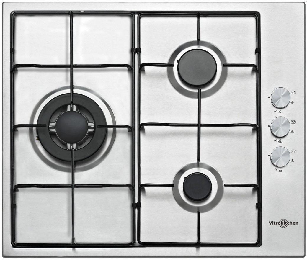 ENCIM. VITROKITCHEN EN630LIN 3F GAS NAT INOX