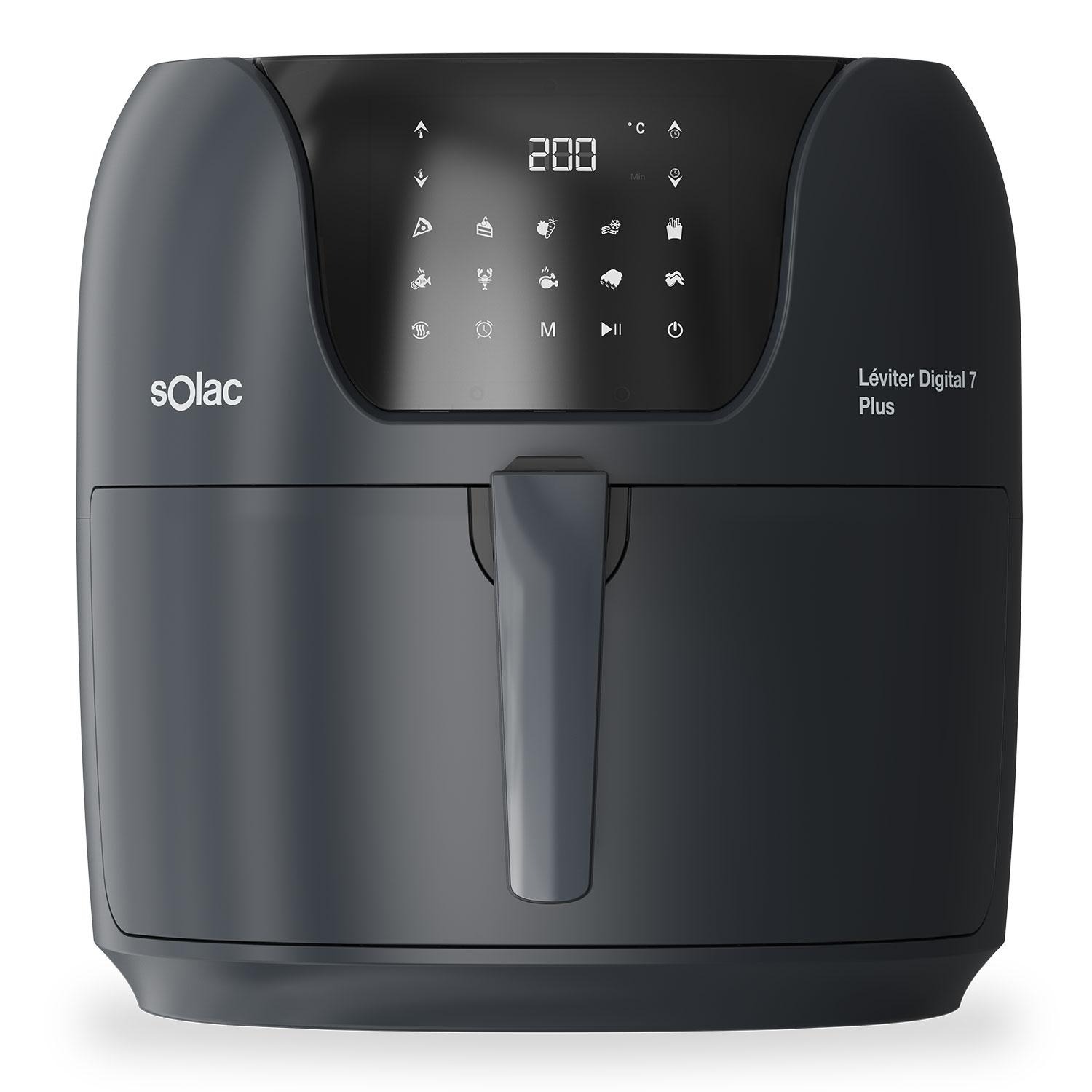 FREIDORA AIRE SOLAC FA1800D 7,4L DIGITAL NEGRA