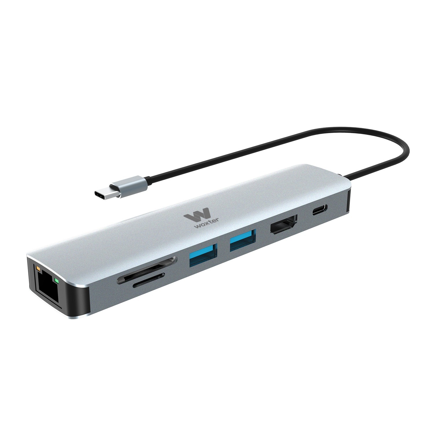 DOCKING HUB 7 IN 1 WOXTER ALUMINUM