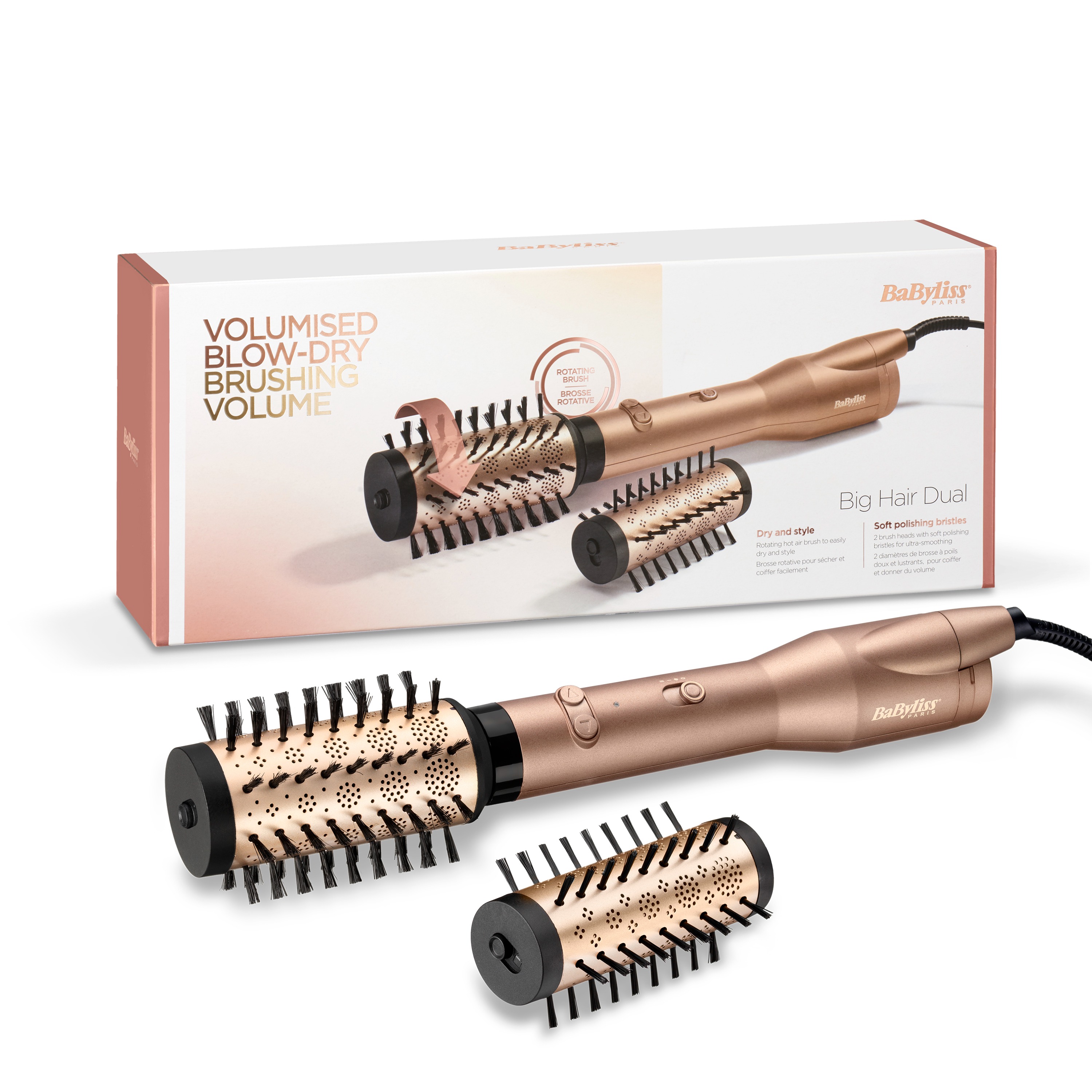 CEPILLO MOLDEADOR BABYLISS AS952E AIR 600W ACC ROT