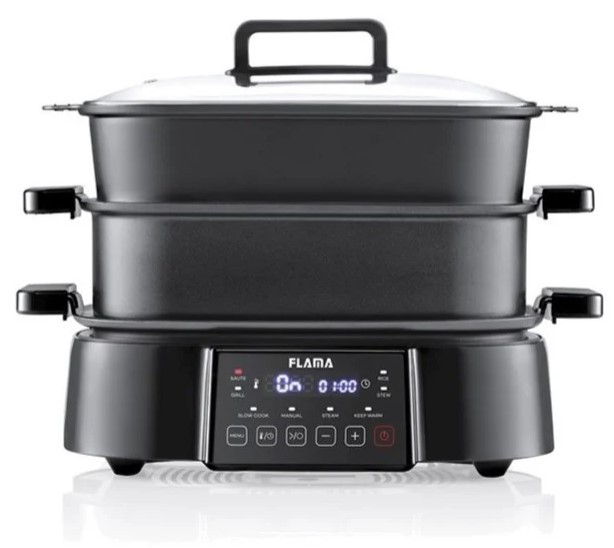 MULTICAZUELA FLAMA COCINA-GRILL-VAPOR 8EN1 1250W