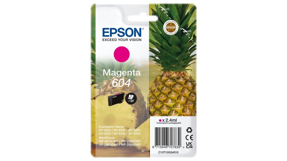 TINTA EPSON 604 MAGENTA