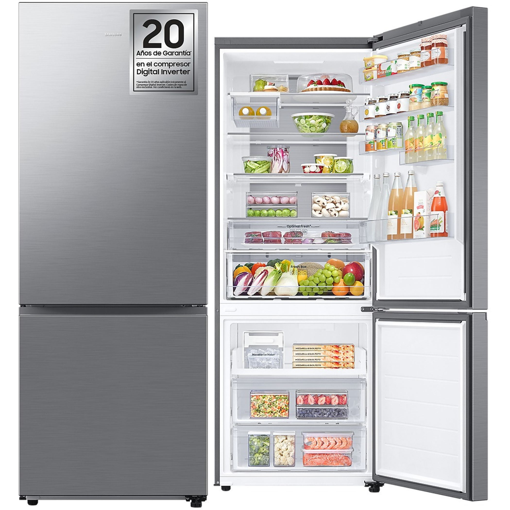 FRICOM. SAMSUNG RB53DG706AS9EF 203x75  INOX