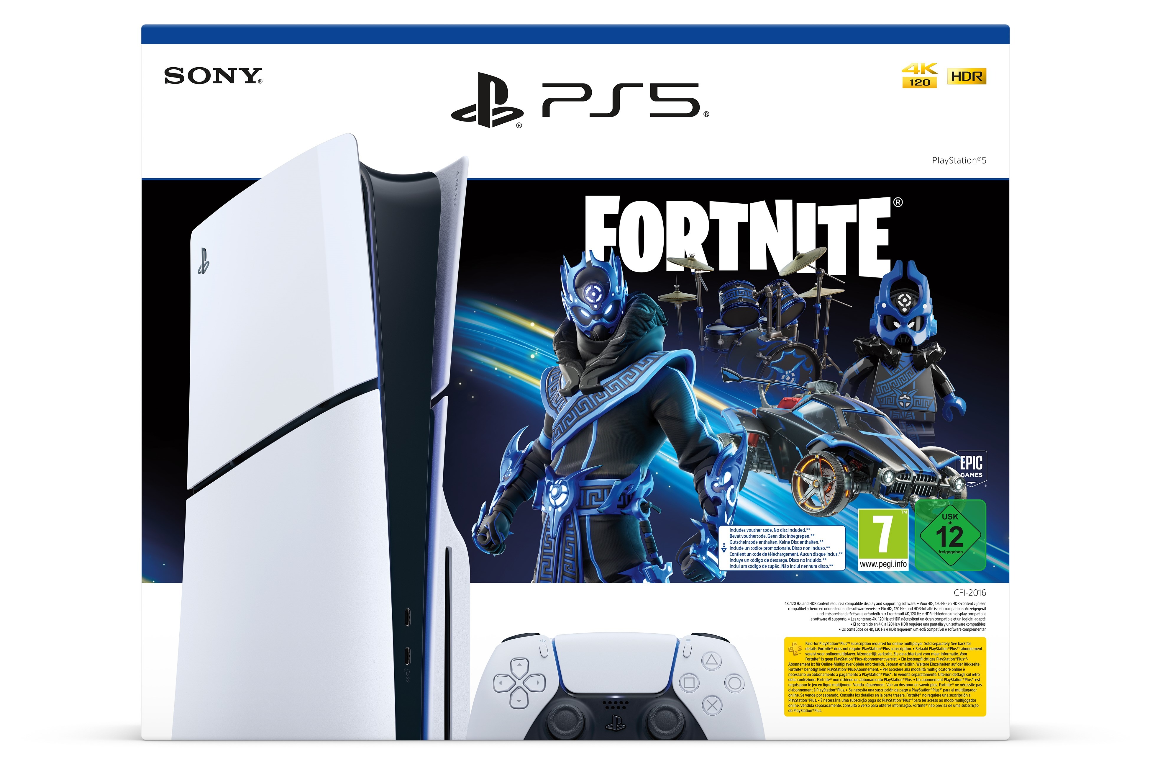 CONSOLA SONY PS5 CHASIS STAND D + FORNITE CD