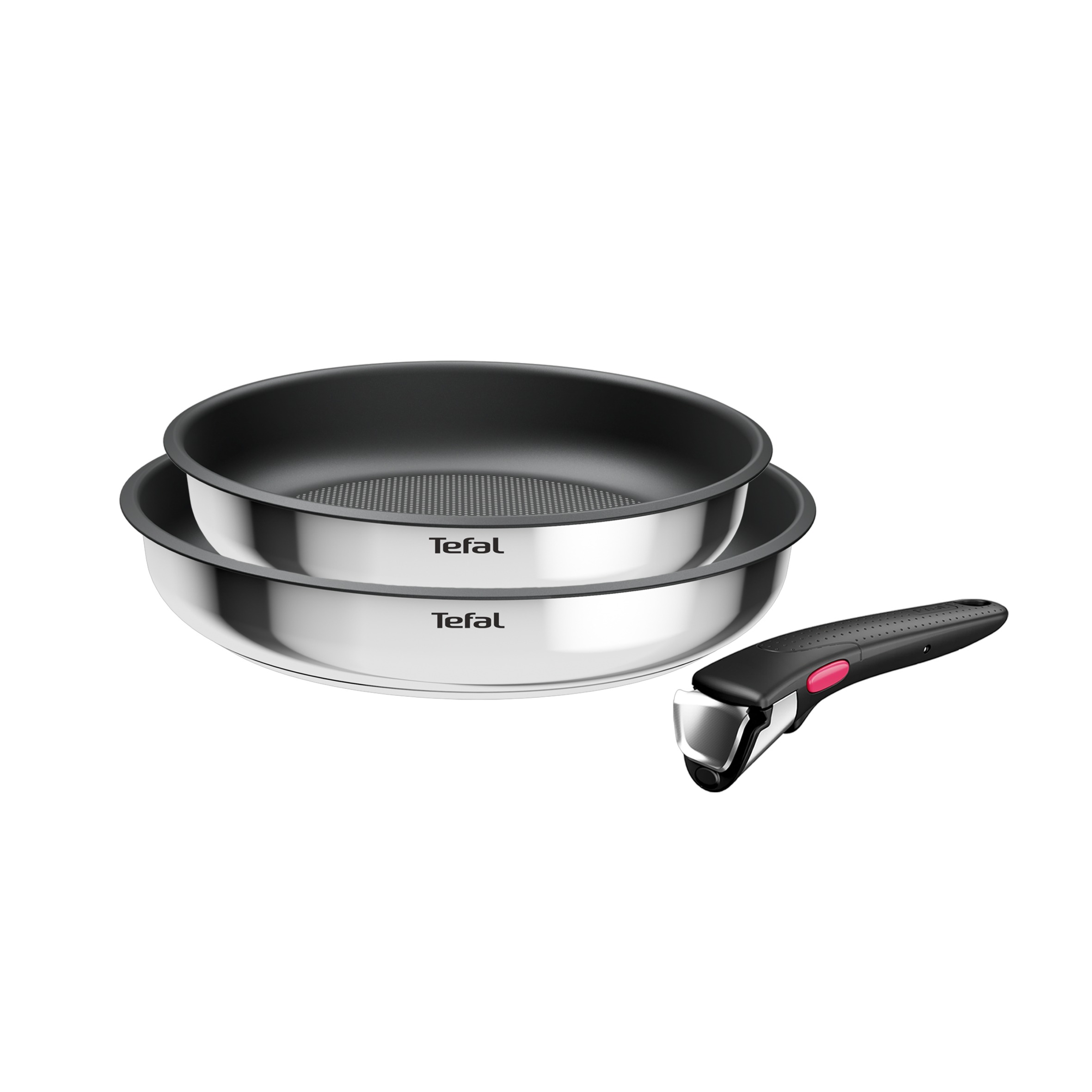 LOTE SARTENES TEFAL L8813S75 INGENIO 22/26CM+MANGO