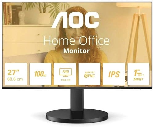 MONITOR AOC 27 27B3HA2 FHD 100HZ VGA HDMI IPS